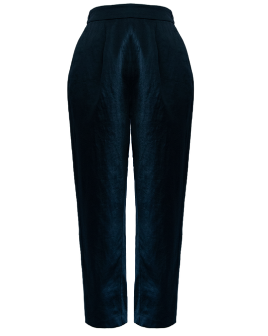 Autumn & Winter Timeless Mulberry Silk Elastic Waist Straight Pants