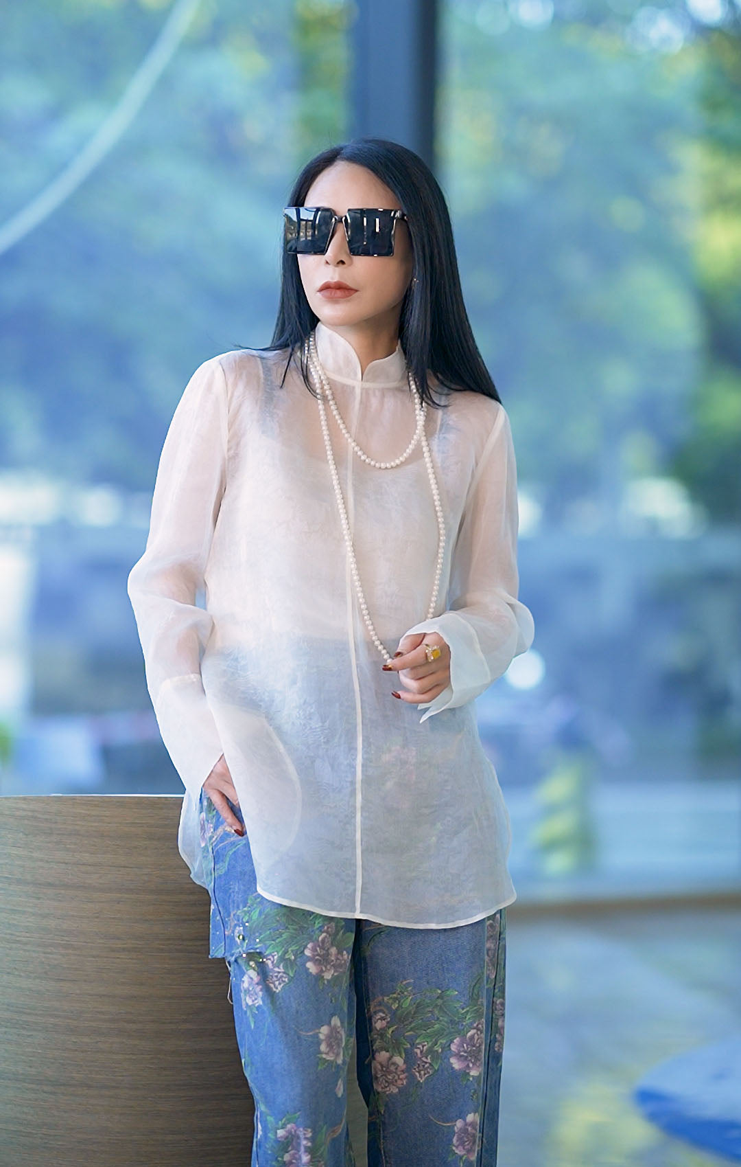 WLIEKAE-Comfy-Mulberry-Organza-Silk-Plain-Shirt